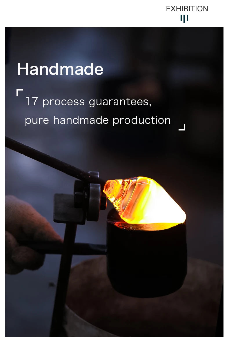 WG9201 CRISON France Upscale Burgundy Cup Crystal Handmade Extremely Thin Wine Glass Aroma Enlarge Goblet