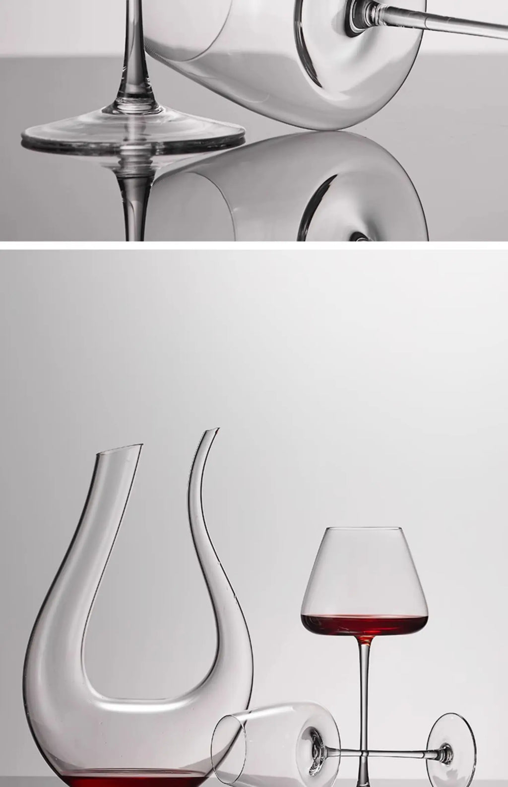 Large European Wine Glasses Burgundy Clear Red Wine Glasses High Value Crystal Glass Grape Champagne Glasses High Capacity